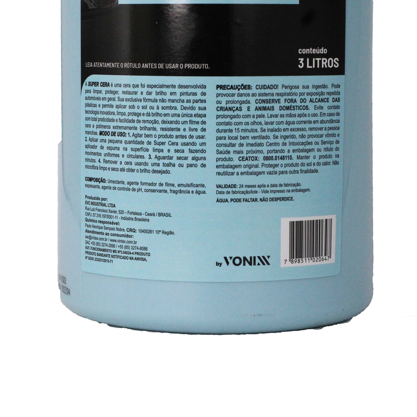 Super Liquid Wax 3L Vonixx