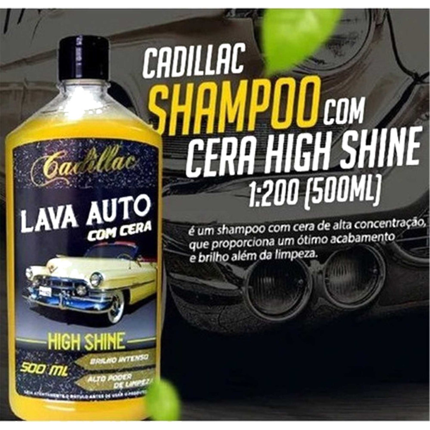 Lava Auto com Cera High Shine 500ml Cadillac