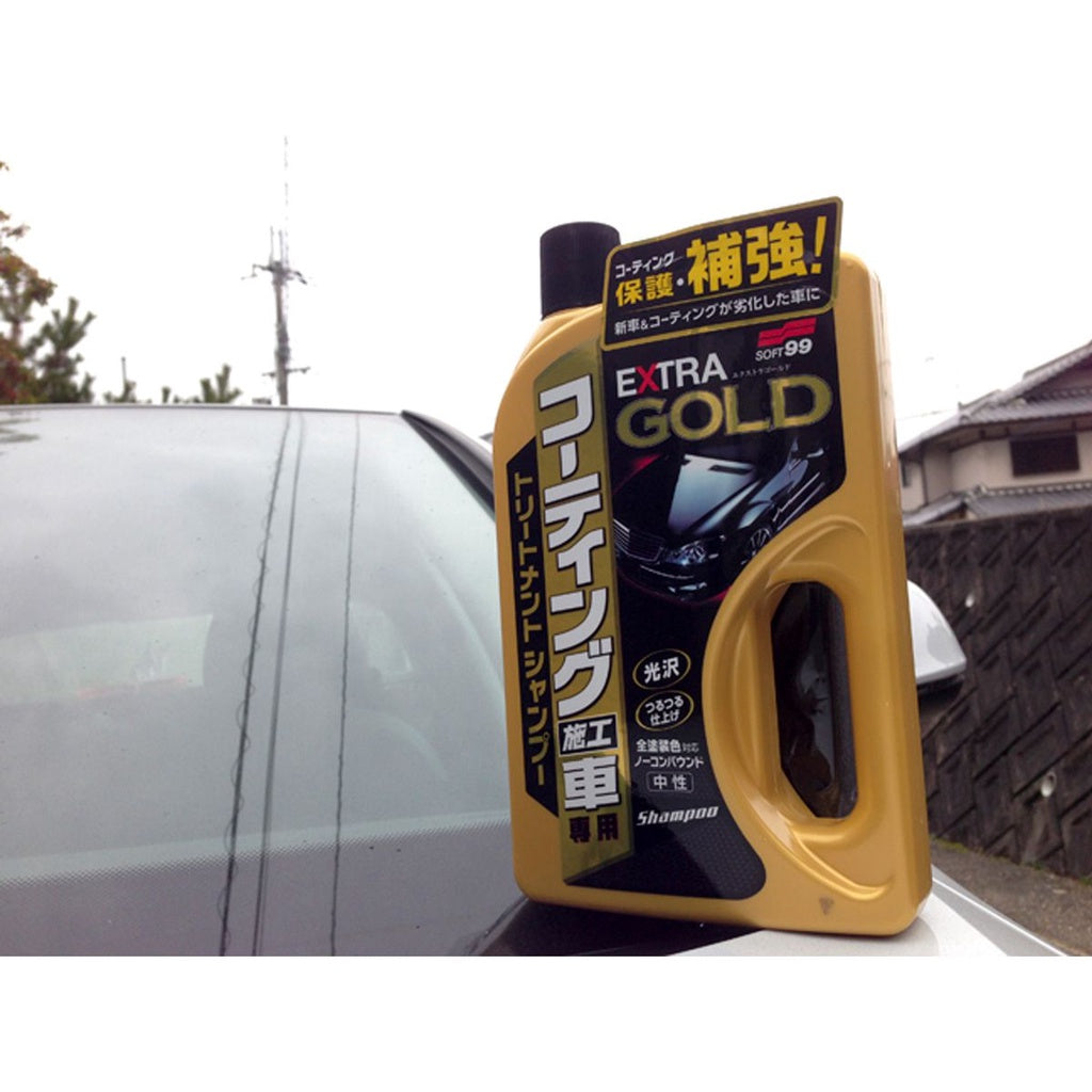 Shampoo Extra Gold for Coated Car para Carros Coating 750ml Soft99