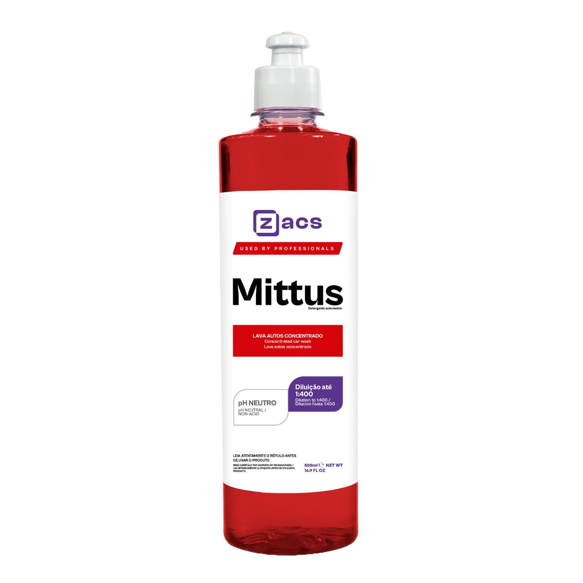 Mittus Concentrated Car Wash Kit 500ml Zacs + Autoamerica Microfiber Glove