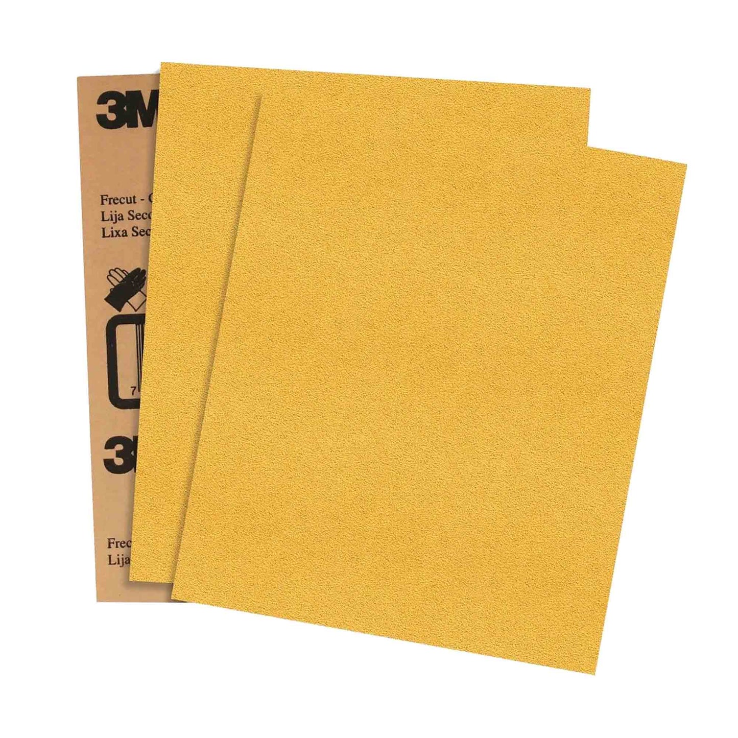 10 Dry Sandpapers P600 225X275MM 3M