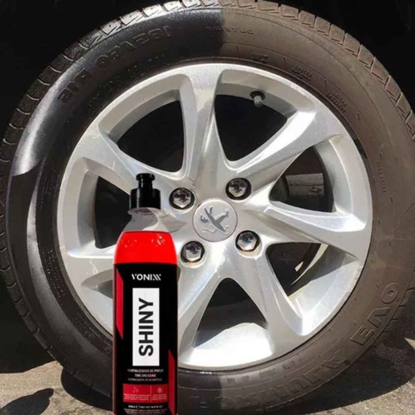 Revitalizador Pneu Pretinho Shiny 240ml Vonixx + Aplicador