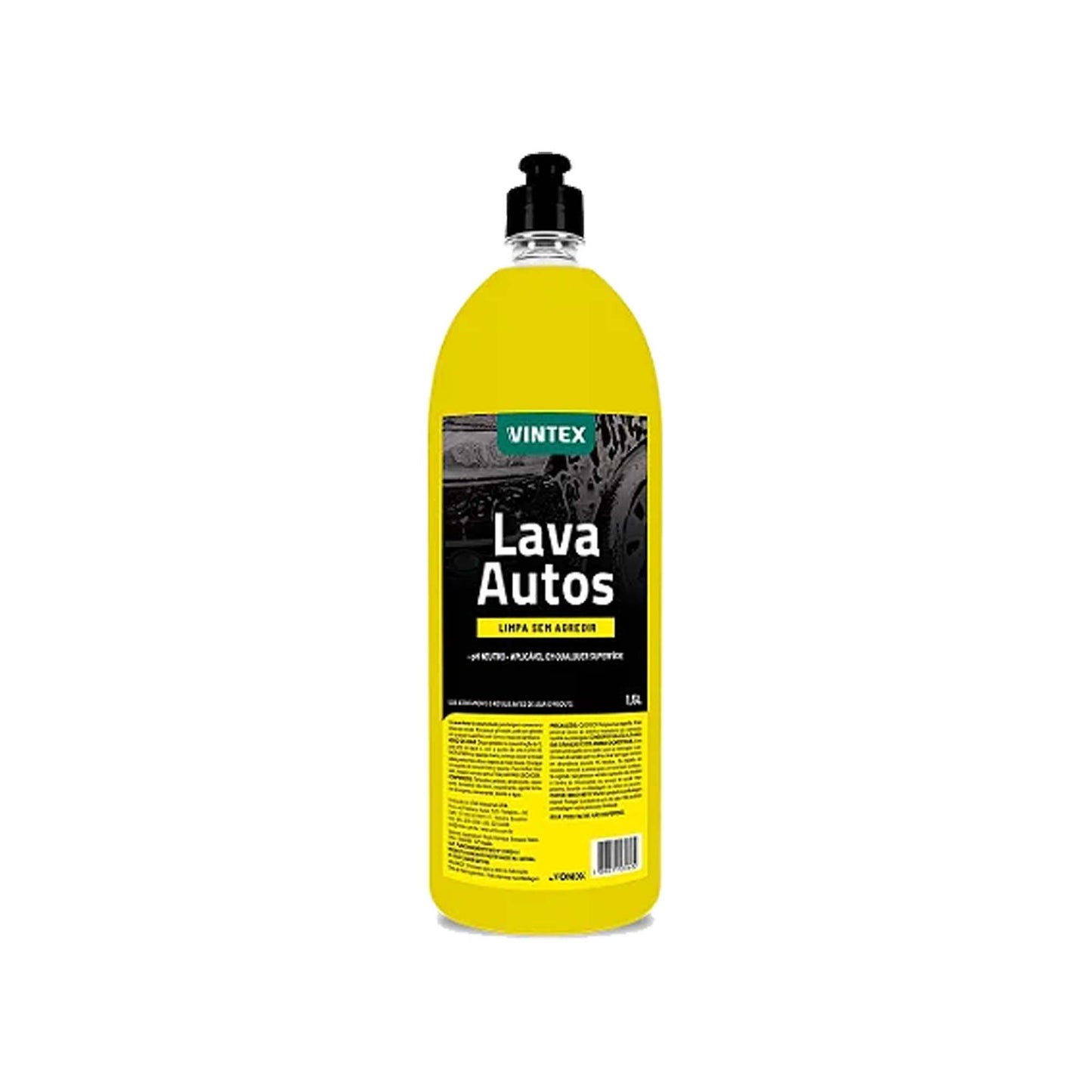Shampoo Lava Autos 500ml Vintex + Toalha Secagem Luva Microfibra