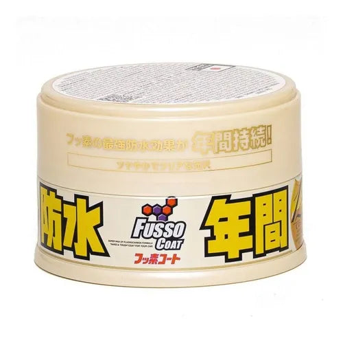 Fusso Coat Wax for Light Colored Cars Lasts up to 12 months 200g Soft99