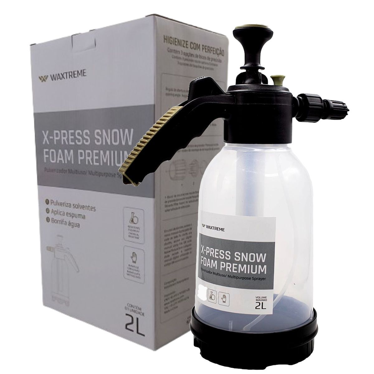 X-Press Snow Foam Sprayer 2 Liters Waxtreme + High Shine Car Wash 500ml Cadillac