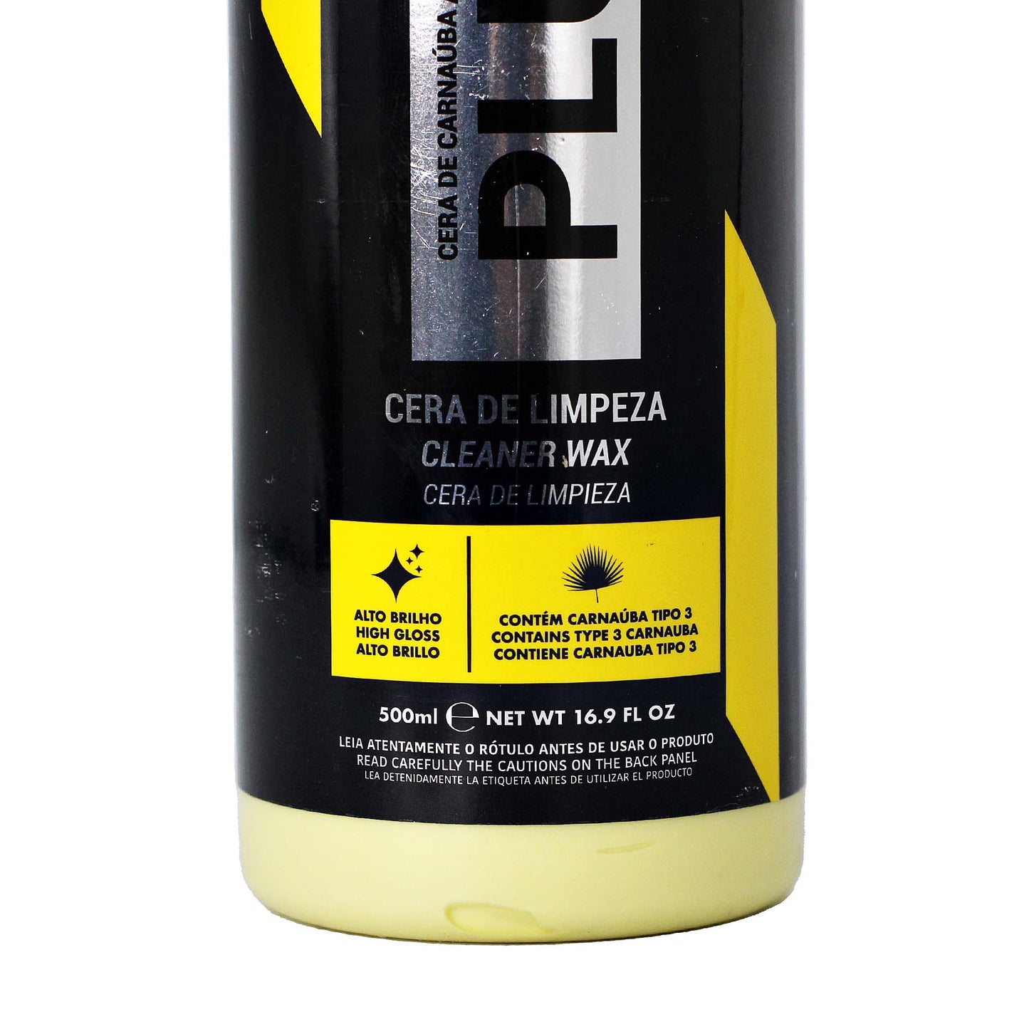Cera Automotiva Carnauba Plus Vonixx 500ml + Aplicador e Pano 38x38