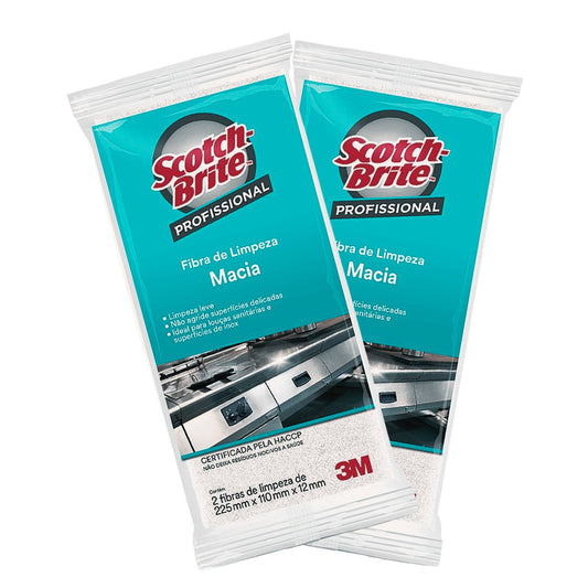 2 3M Scotch Brite Soft Cleaning Fibers