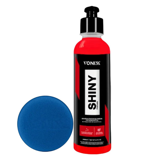 Revitalizador Pneu Pretinho Shiny 240ml Vonixx + Aplicador