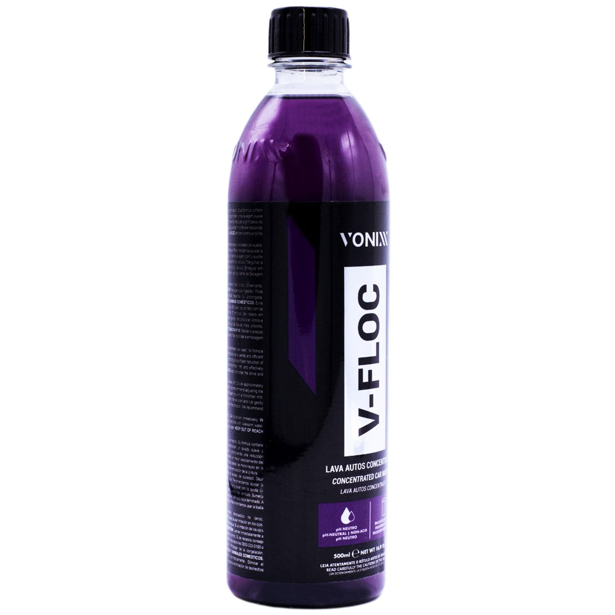 Shampoo Concentrado V-Floc 500ml Vonixx + Luva de Microfibra