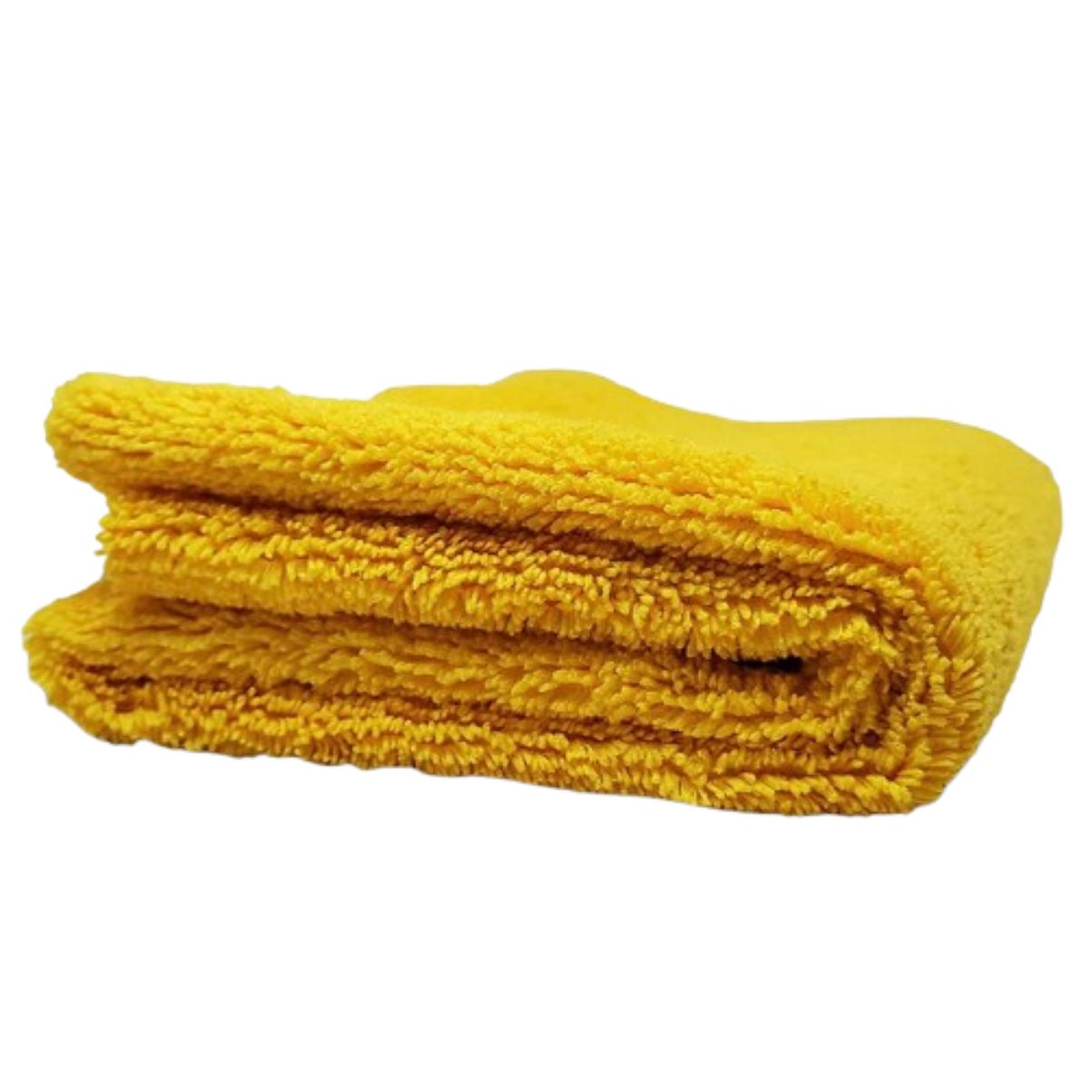 12 Yellow Dual Loop Microfiber Towels 360GSM 40x60cm Kers