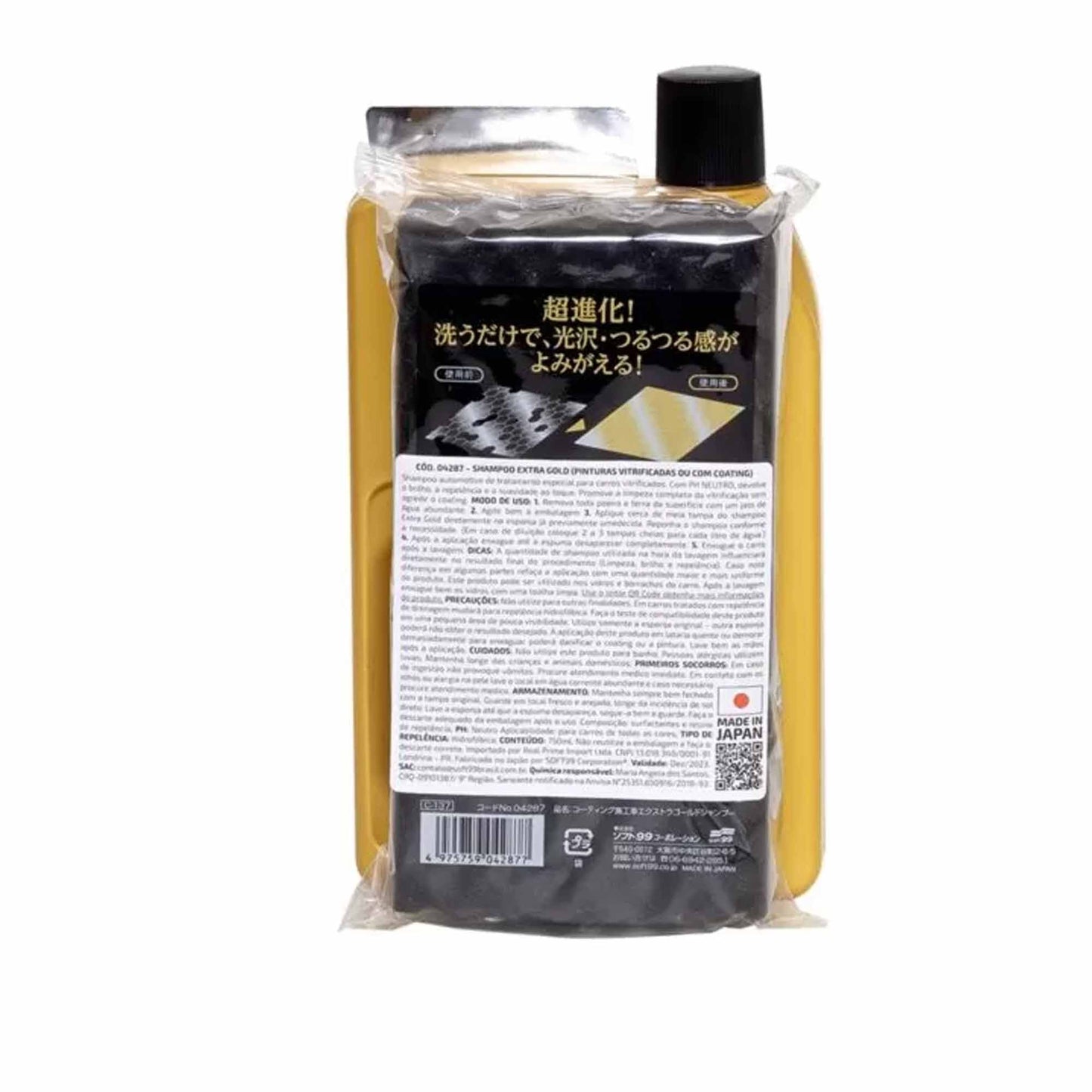 Shampoo Extra Gold for Coated Car para Carros Coating 750ml Soft99