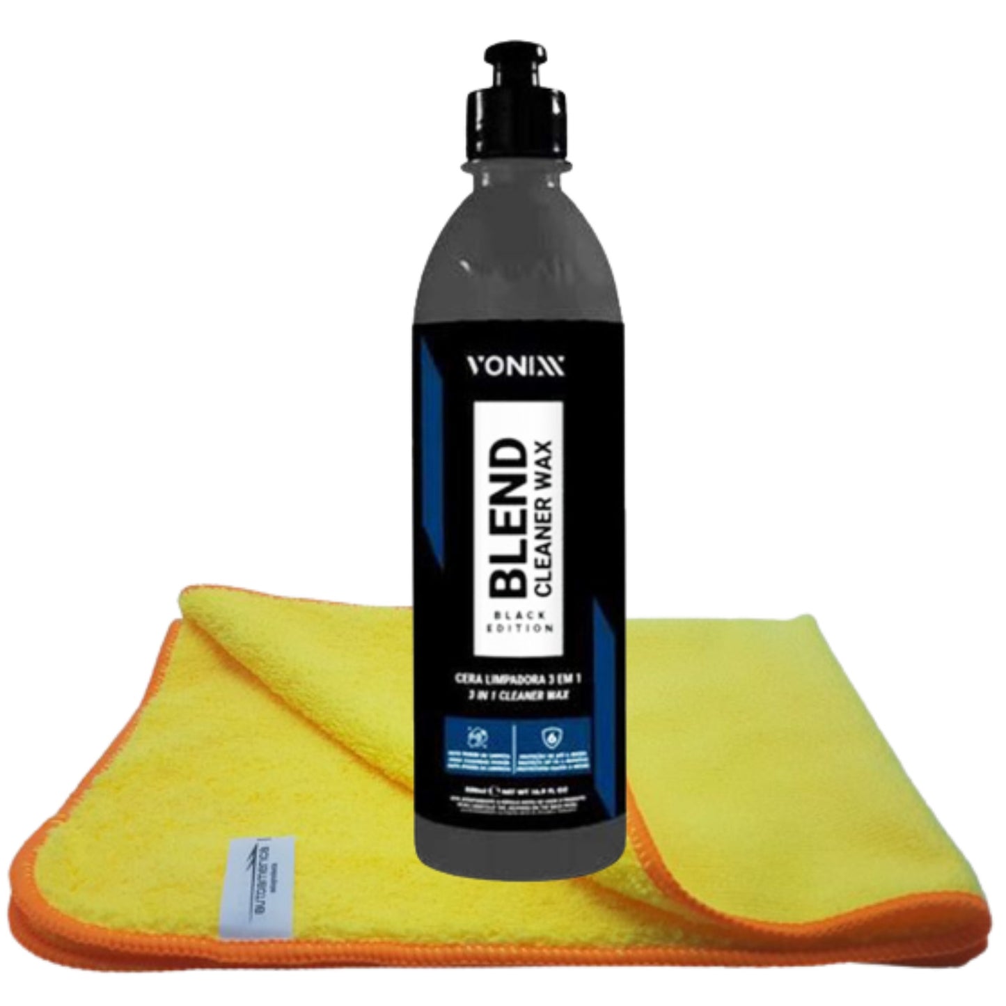 Vonixx Black Edition Blend Cleaner Kit + Autoamerica Microfiber Cloth 40x60
