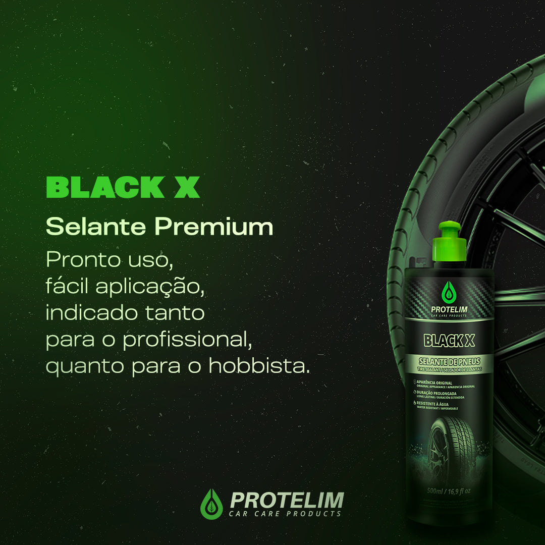 Selante Para Pneus Black X 500g Protelim