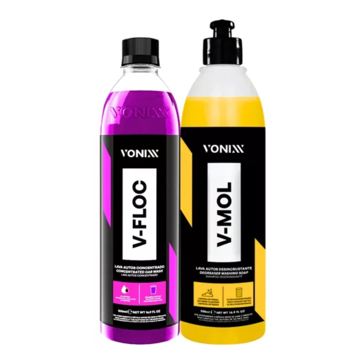 Kit Shampoo Automotivo V-floc V-mol Vonixx