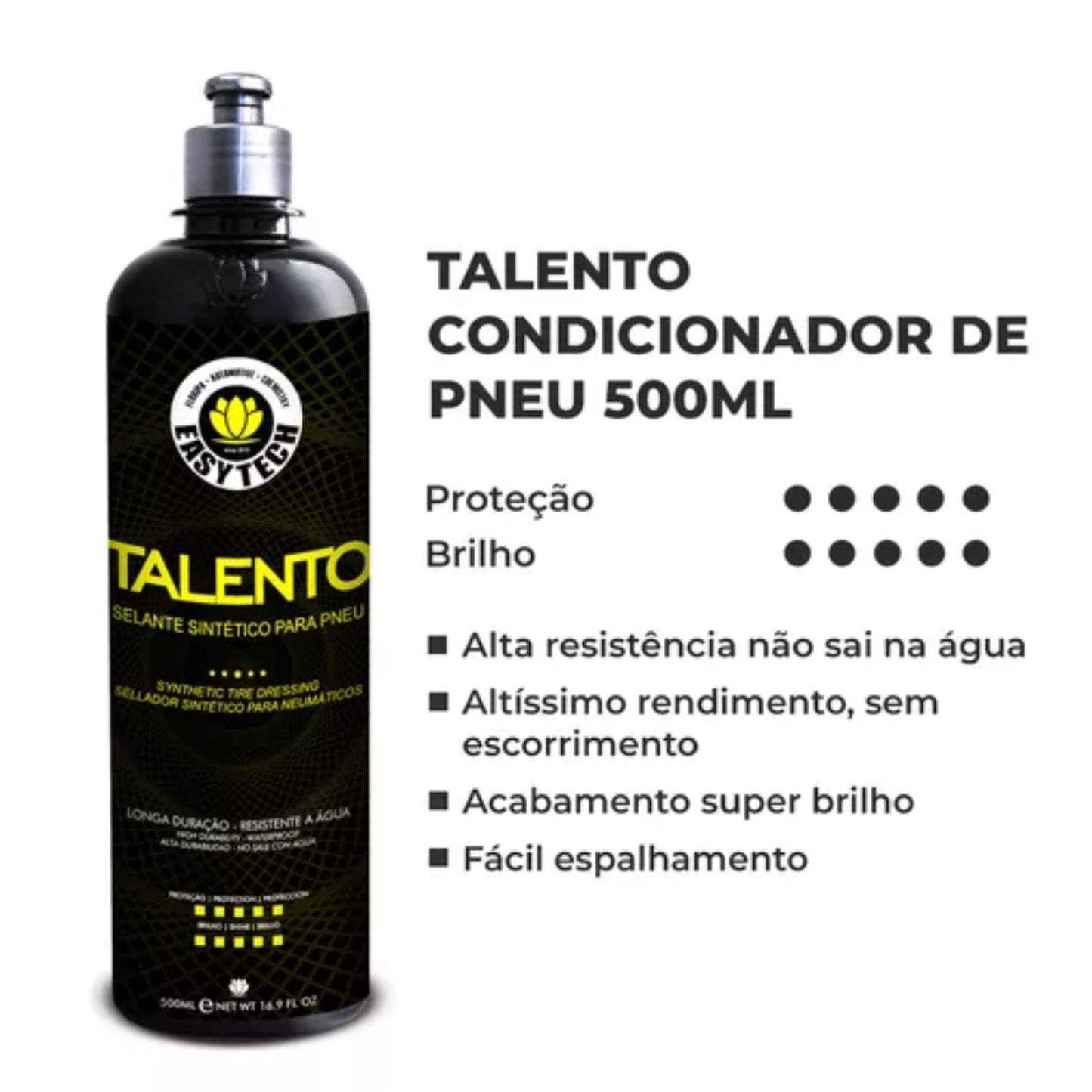 Selante Sintético para Pneus TALENTO 500ml Easytech
