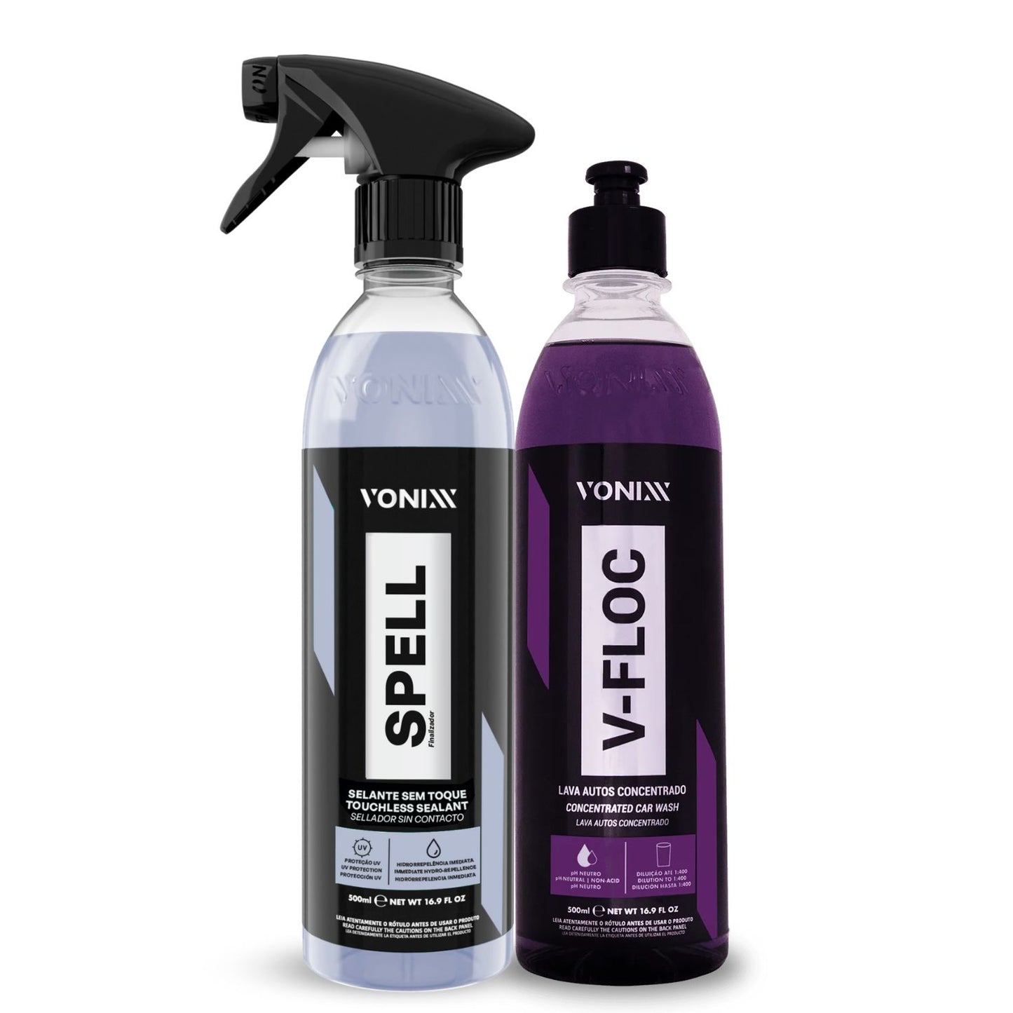 V-floc 500ml e Spell 500ml Vonixx