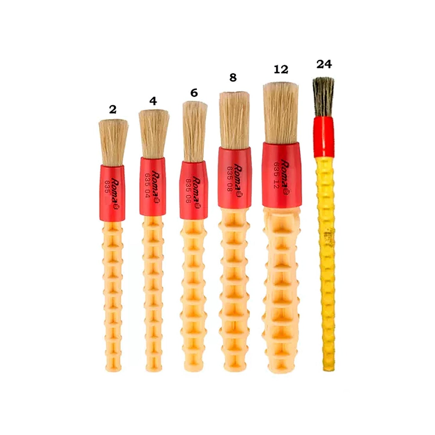 Roma Automotive Detailing Brush Kit 6 Units Without Packaging