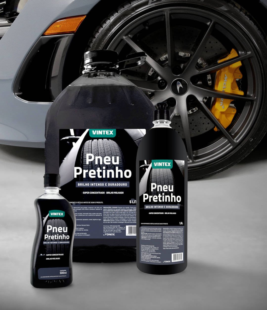 Pneu Pretinho 500ml Vintex by Vonixx