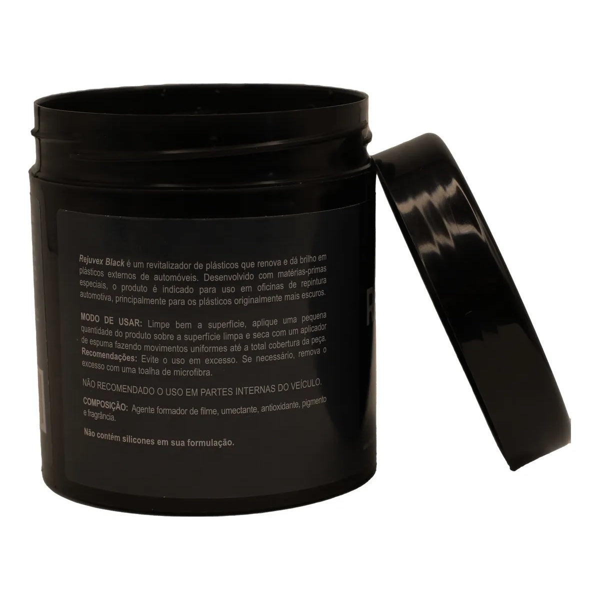 Kit Revitalizador Rejuvex Black 400g + 2 Aplicadores de Espuma Vonixx