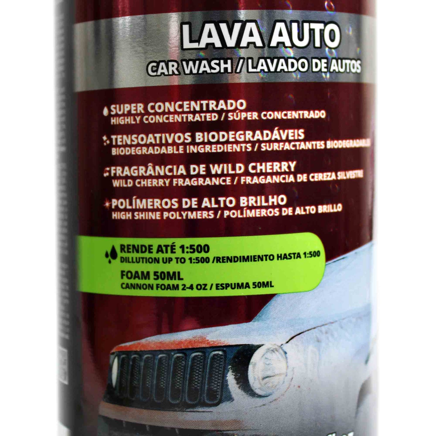 Shampoo Automotivo Concentrado Power Wash 1,5L Protelim + Luva de Microfibra