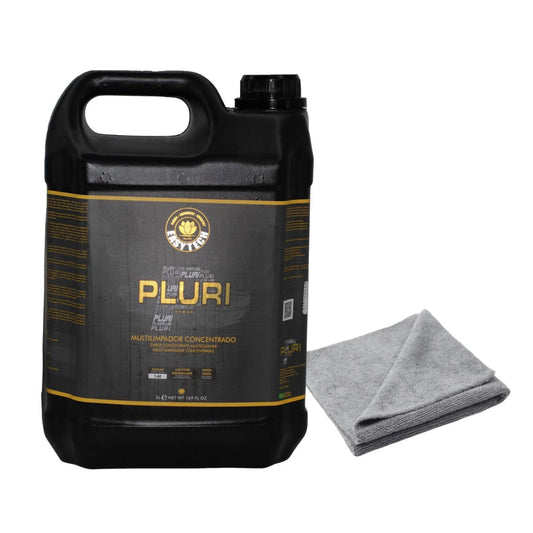 Multilimpador Apc 1-50 Pluri 5 Litros EasyTech + Flanela Cinza 30x30 Descartável Kers