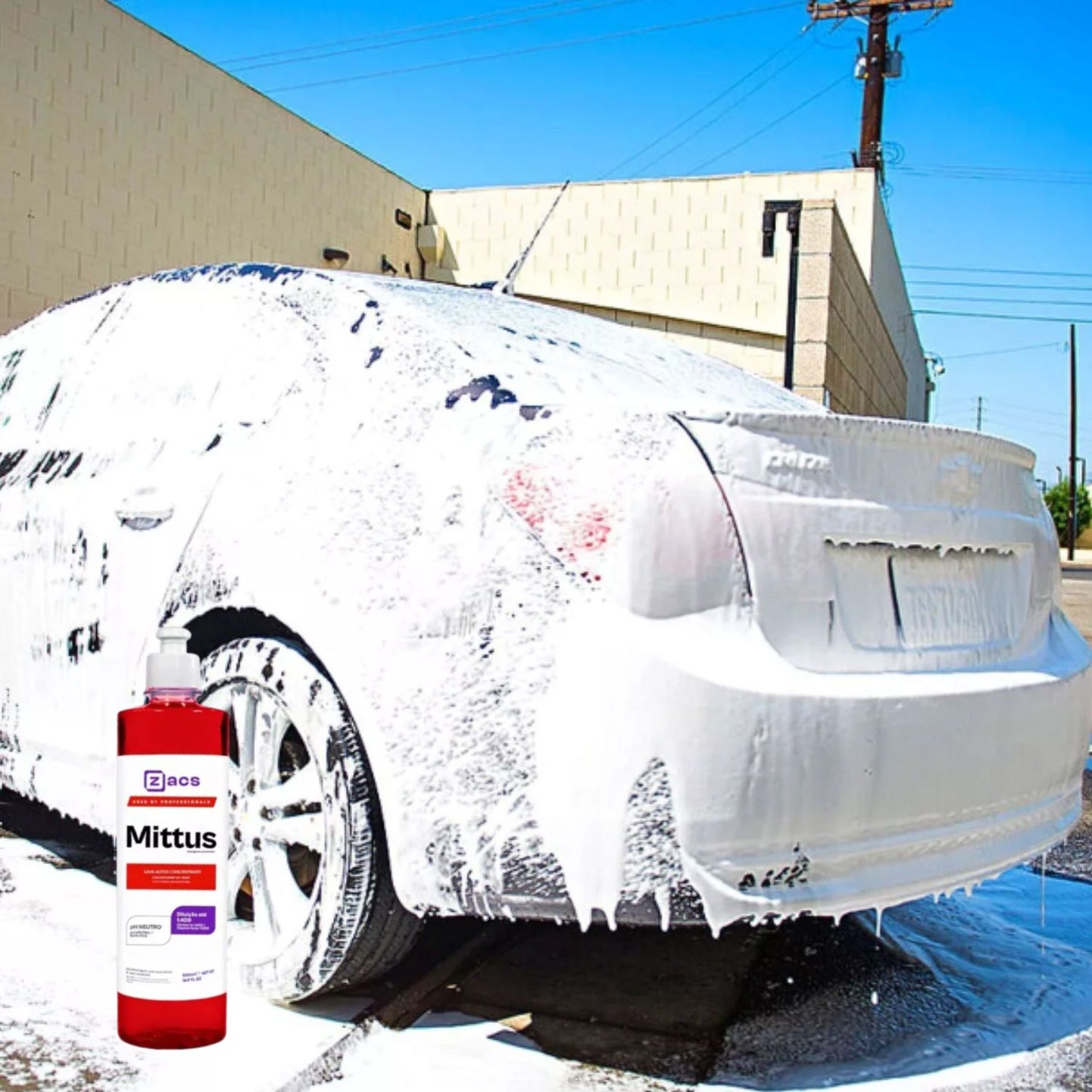 Mittus Car Wash 500ml Zacs and Tok Final Vonixx Wax - Flannel and Glove