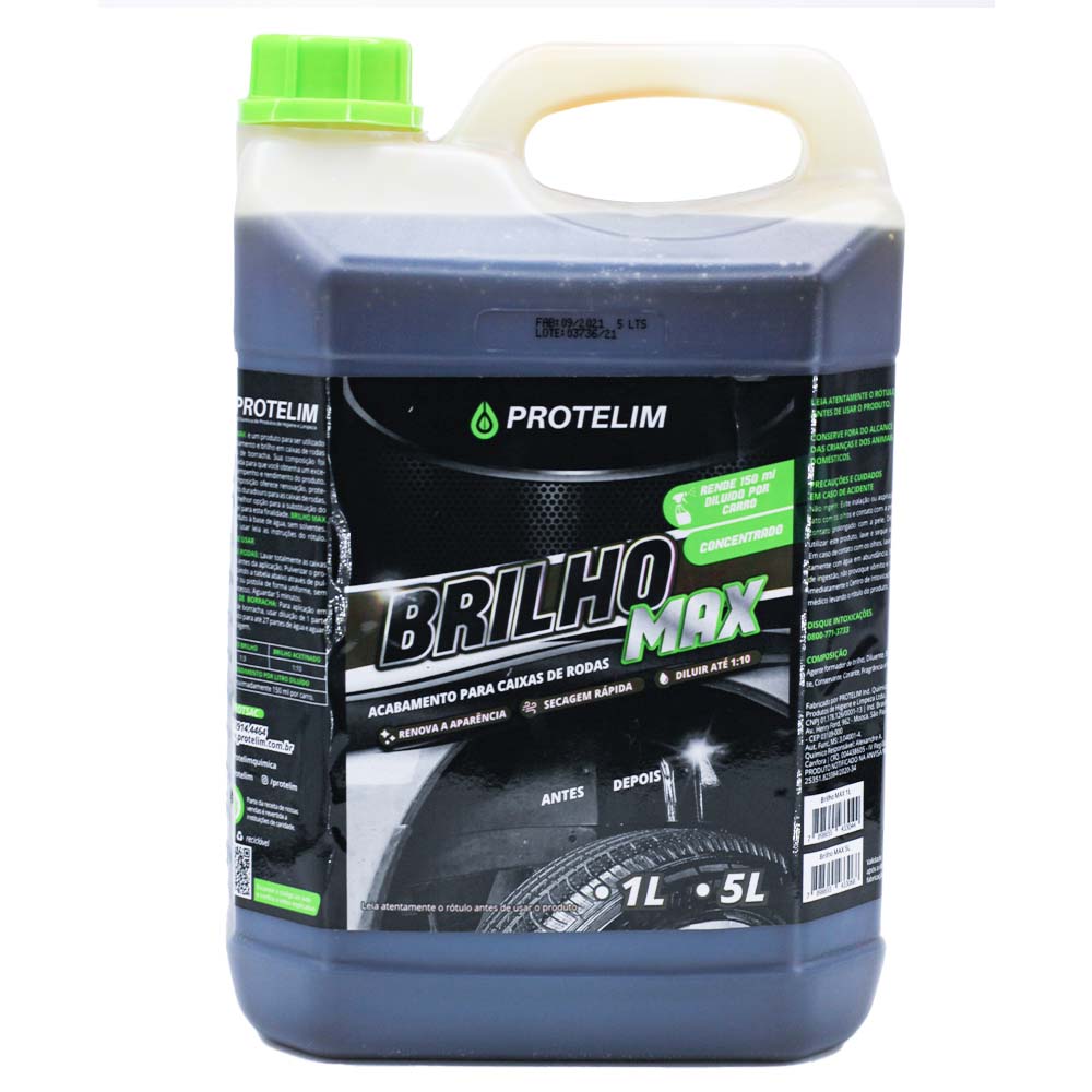 Protetor de Pneus Brilho Max 5 Litros Protelim