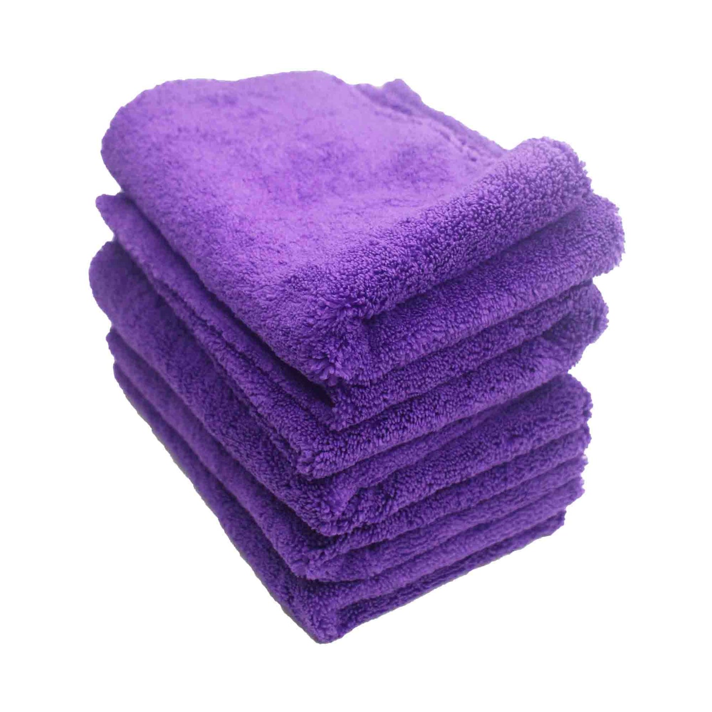 5 Microfiber Cloth 40X40cm Laser Cut Purple 350gr Zacs