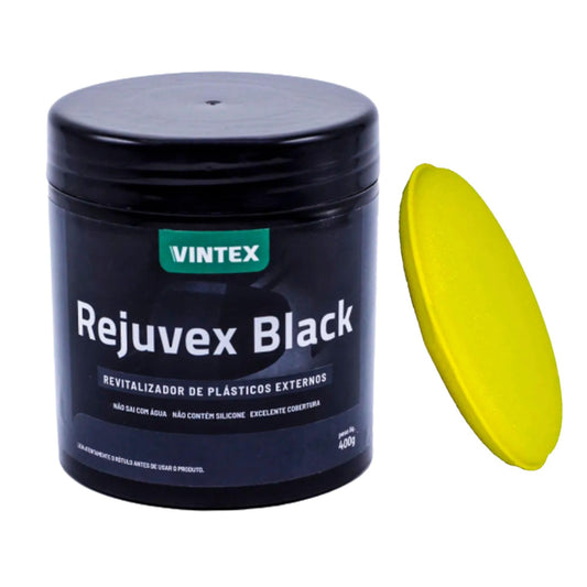 Revitalizador De Plasticos Rejuvex Black Vonixx + Aplicador Detailer